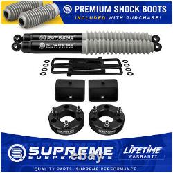 3 Front 3 Rear Lift Kit For 2004-2015 Nissan Titan 2WD 4WD + Shocks + Boots