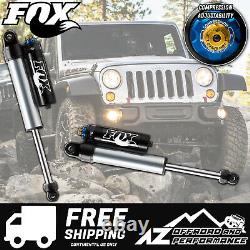 Fox 2.5 Factory Series Front Reservoir Shocks with DSC 07-18 Jeep JK 0- 2 Lift
