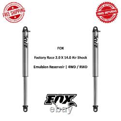 Fox Factory Race 2.0 X 14.0 Air Emulsion Shock Pair 4WD / RWD 40 / 90 Valve