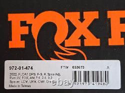 NEW FOX FLOAT DPS Factory Shock 7.5 x 2, EVOL LV, 3-Position (190mm x 51mm)